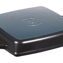 Patelnia żeliwna STAUB 40511-783-0 kwadratowa grillowa z dwoma uchwytami 33cm czarny