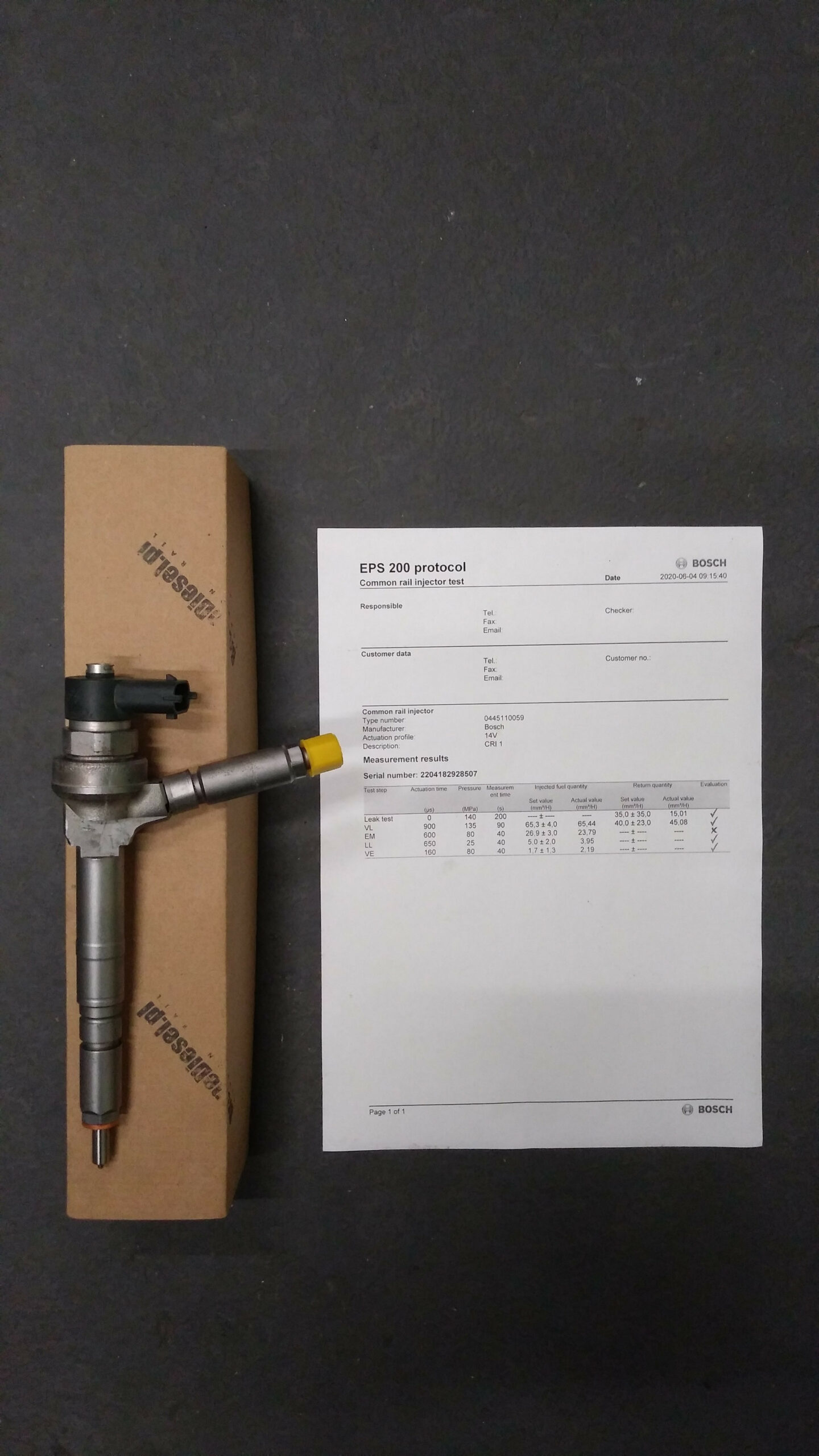 Wtryskiwacz Opel Astra 1.7 CDTI Caravan - 0445110175 - obrazek 4