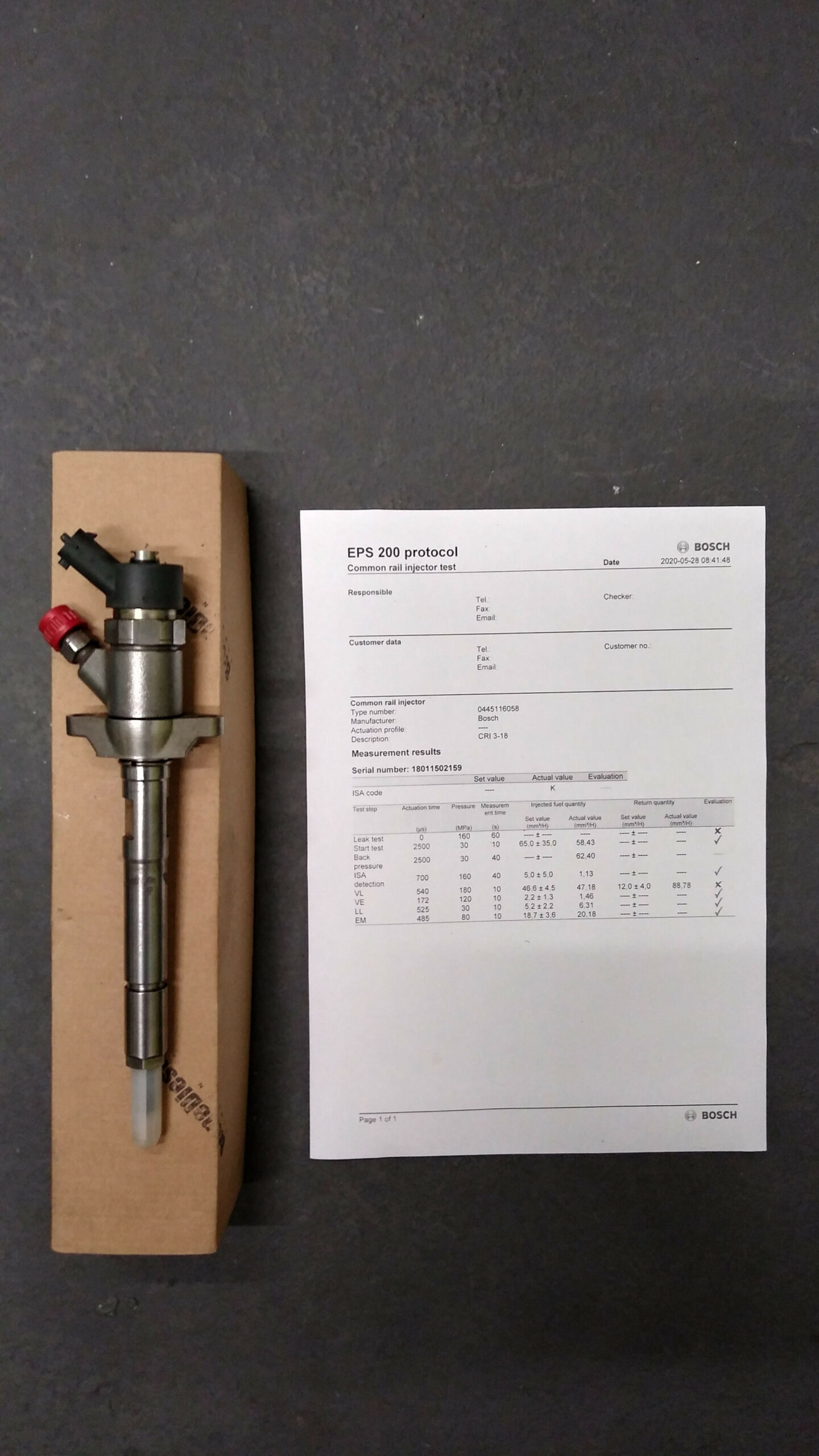 Wtryskiwacz Citroen C3 1.6 HDi - 0445110259 - obrazek 4