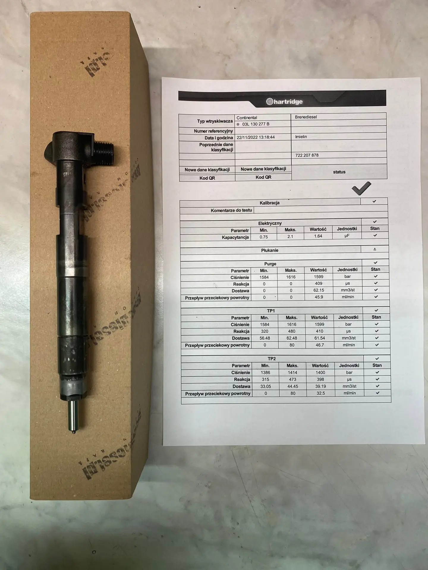 Wtryskiwacz Mercedes A6510703287 GLK 250 CDI