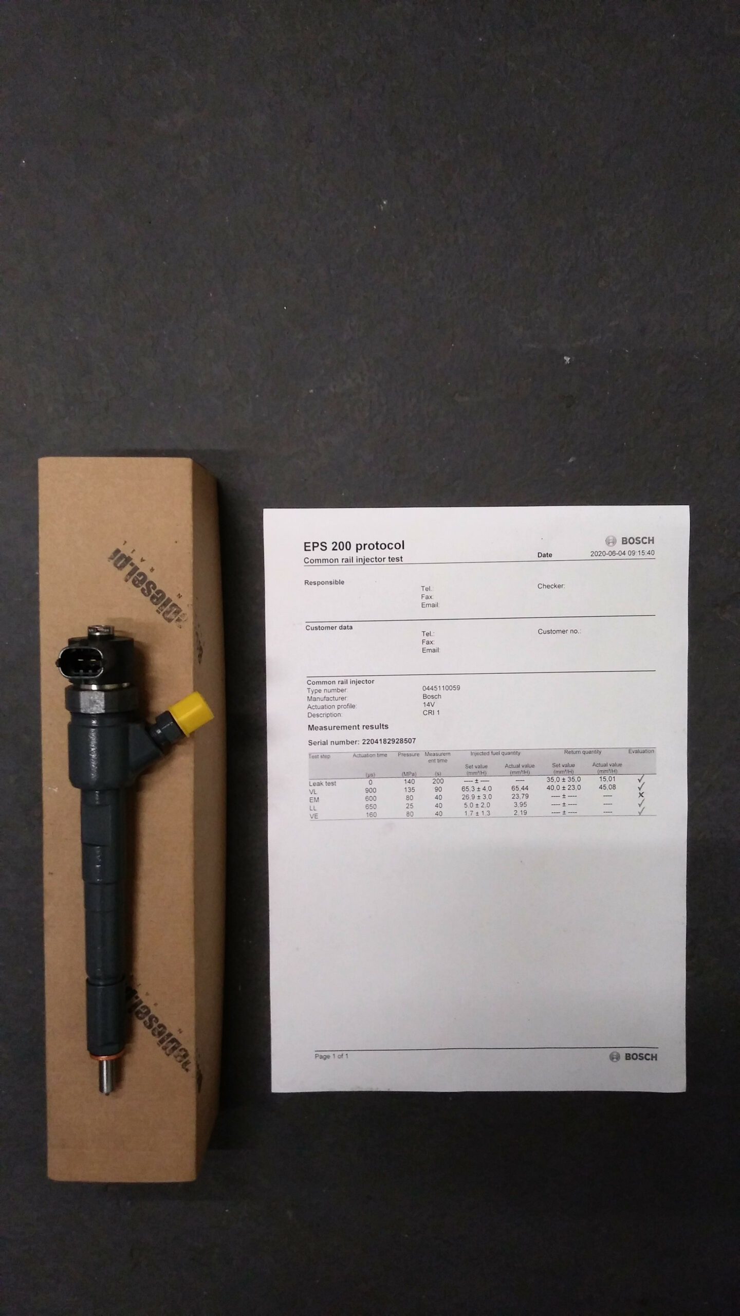 Wtryskiwacz Fiat Doblo 1.3 JTD - 0445110183 - obrazek 4