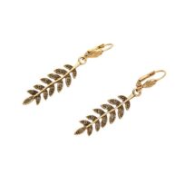 KOLCZYKI WISZĄCE LISTKI