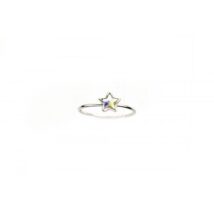 PIERŚCIONEK KRYSZTAŁEK SWAROVSKI STAL PLATEROWANA BIAŁYM ZŁOTEM PST459, Rozmiar pierścionków: US9 EU20