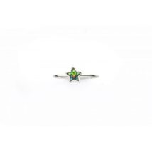 PIERŚCIONEK KRYSZTAŁEK SWAROVSKI STAL PLATEROWANA BIAŁYM ZŁOTEM PST461, Rozmiar pierścionków: US8 EU17