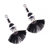 KOLCZYKI CHWOSTY Z KRYSZTAŁKAMI K809