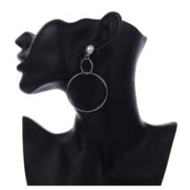 KOLCZYKI KOŁA PERŁY SREBRNE K919S