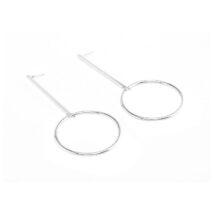 KOLCZYKI KOŁA SREBRNE K921S