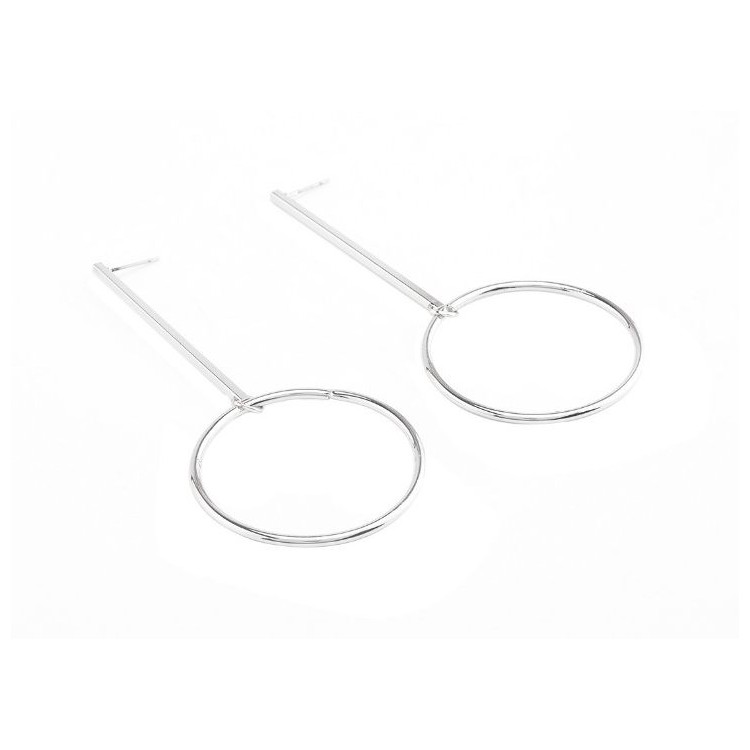 KOLCZYKI KOŁA SREBRNE K921S