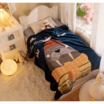 Mięciutki koc dziecięcy z nadrukiem 100×140 cm KOC02