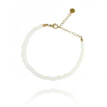 Bransoletka na rękę stal chirurgiczna pozłacana 14k złotem BST1422