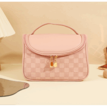 Kosmetyczka rozkładana kuferek róż KS82