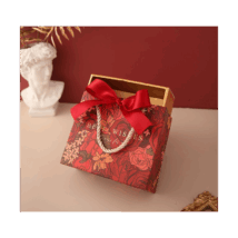 Torebka OZDOBNA pudełko prezentowe, PREZENTOWA 14 x 12 x 6 cm OPO27