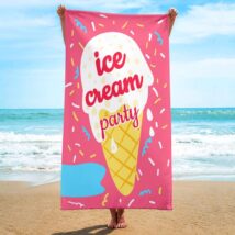 Ręcznik plażowy prostokątny ICE CREAM PARTY 150×70 REC54WZ3