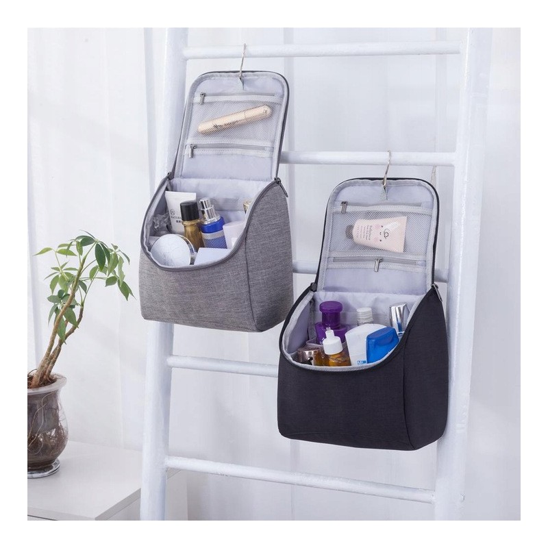 Organizer na kosmetyki, kosmetyczka rozkładana 21x21x11,5cm KS37WZ2 - obrazek 3