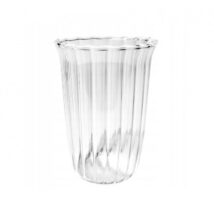 Szklanka ryflowana do kawy, drinków 1szt 420ml 12×8,5cm SZK54