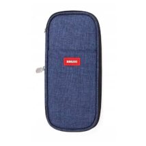 DUŻY PIÓRNIK DWUKOMOROWY SASZETKA Granat PR06GRAN