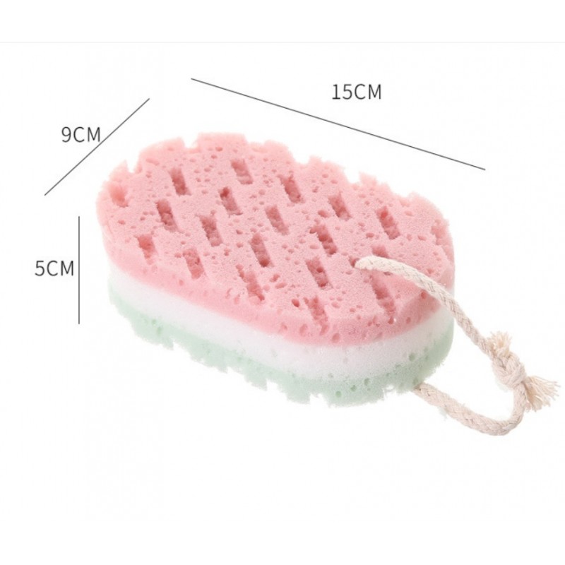 Gąbka do mycia ciała na mokro 15cm GB04WZ1 - obrazek 3