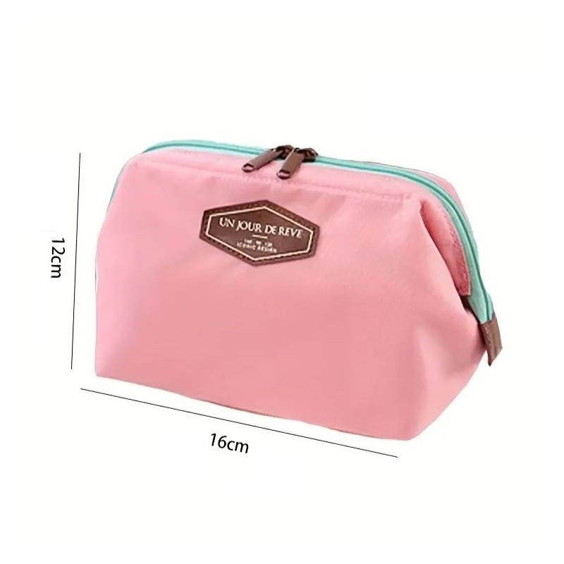 KOSMETYCZKA MAŁA PORĘCZNA RÓZOWA KS4R - obrazek 3