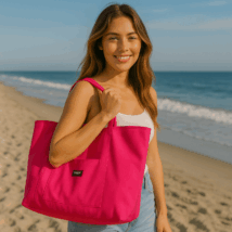 Torba materiałowa minimalistyczna duża TP15F