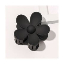 Spinka do włosów klamra XL kwiat czarna 7×7,5 cm SP152CZ