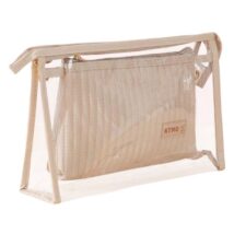 Zestaw kosmetyczek 2w1 Krem transparentna KS102WZ1