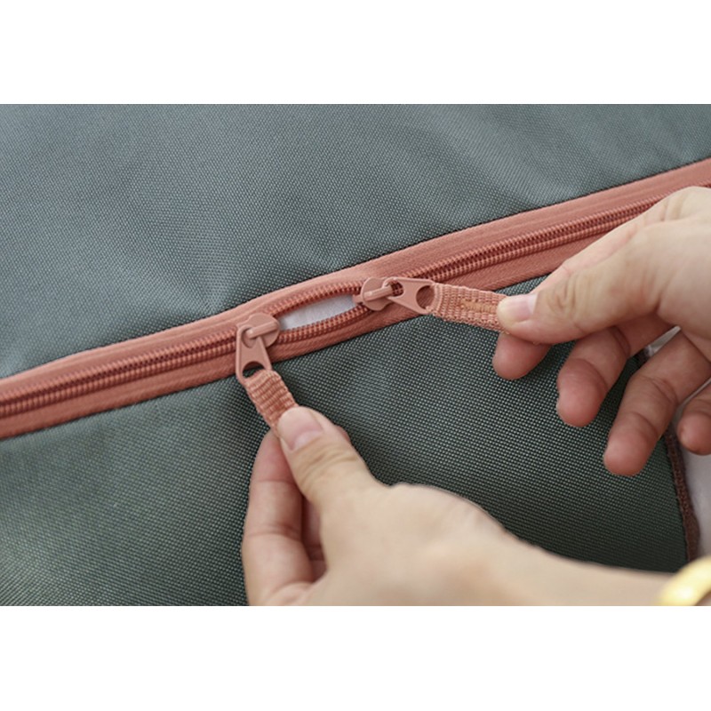 POKROWIEC Kufer NA POŚCIEL UBRANIA ORGANIZER TORBA grafitowa L 50x40x25cm OR105