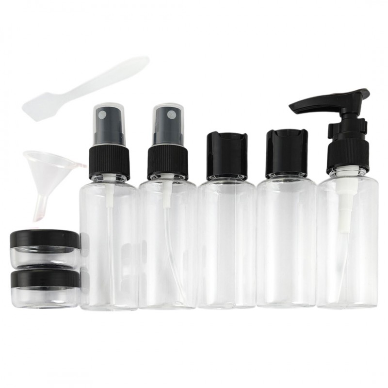 Zestaw pojemniczków i akcesoriów podróżnych 9w1 KS136CZ