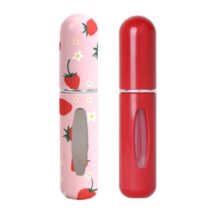 Zestaw 2szt. ATOMIZERÓW podróżnych na perfumy 5ML Truskawki dozownik AK17