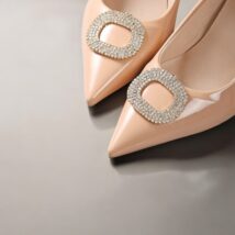 Klipsy do butów z kryształkami, cyrkoniami 2 szt. KDB51