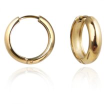 Kolczyki ze stali szlachetnej platerowane 14k złotem 19mm, KOŁA KST3372