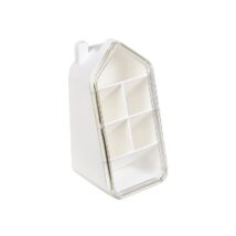Organizer biurowy, przybornik z przegródkami, domek 11 x 11 x 21,6cm CB72