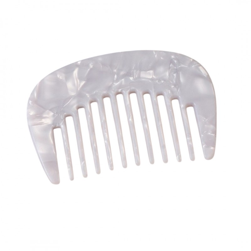 Kieszonkowy grzebień z octan marmuru do rozczesywania włosów SCZ16B
