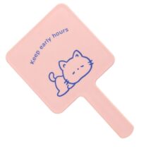 Lusterko kosmetyczne z rączką, jednostronne XL wysokość 15,8cm L23