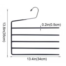 Wieszak, uchwyt, haczyk na spodnie szaliki 5 par do szafy 1 SZT U23