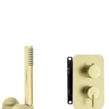 Zestaw prysznicowy podtynkowy z BOXem mieszaczowym – z główką natryskową