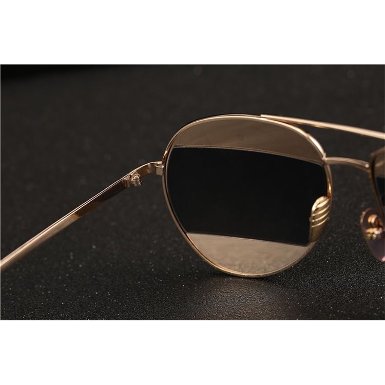 OKULARY LUSTRZANE AVIATORY - RÓŻOWO ZŁOTE OK88WZ1 - obrazek 6