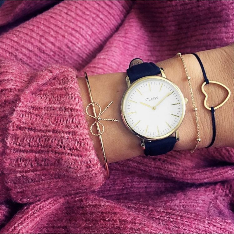 ZESTAW 3w1 BRANSOLETKI ZŁOTE BOHO SERCE B431 - obrazek 6