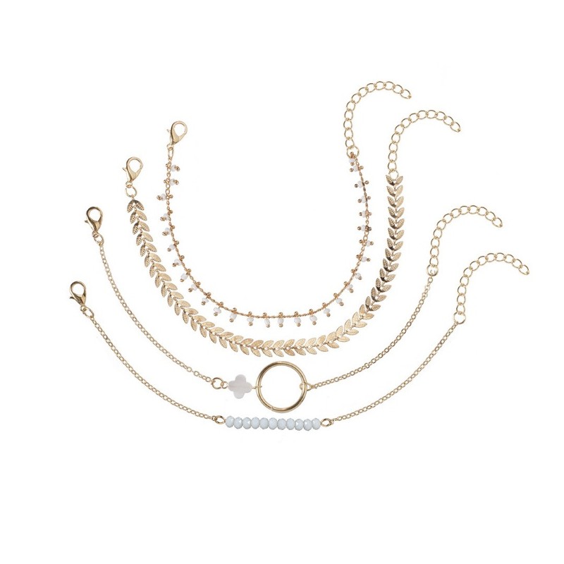 Zestaw 4w1 bransoletki BOHO B479 - obrazek 3