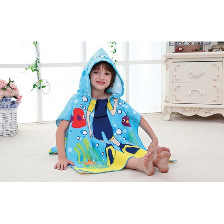 RĘCZNIK PLAŻOWY Peleryna dziecięca PEL01WZ8 - obrazek 4