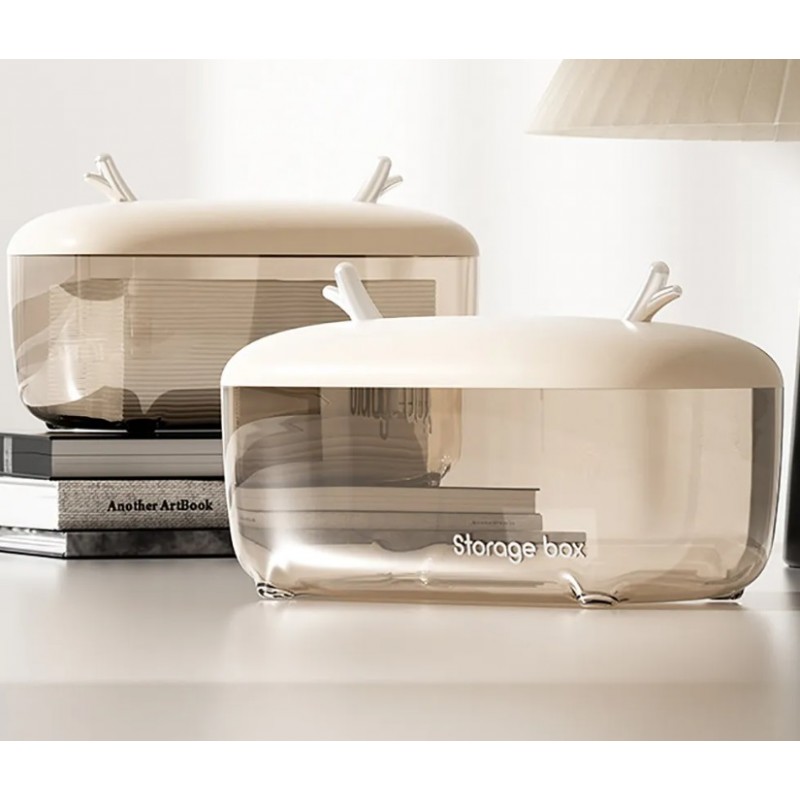 Szkatułka organizer na chusteczki pojemnik ozdobny na chusteczki biały CB31 - obrazek 3