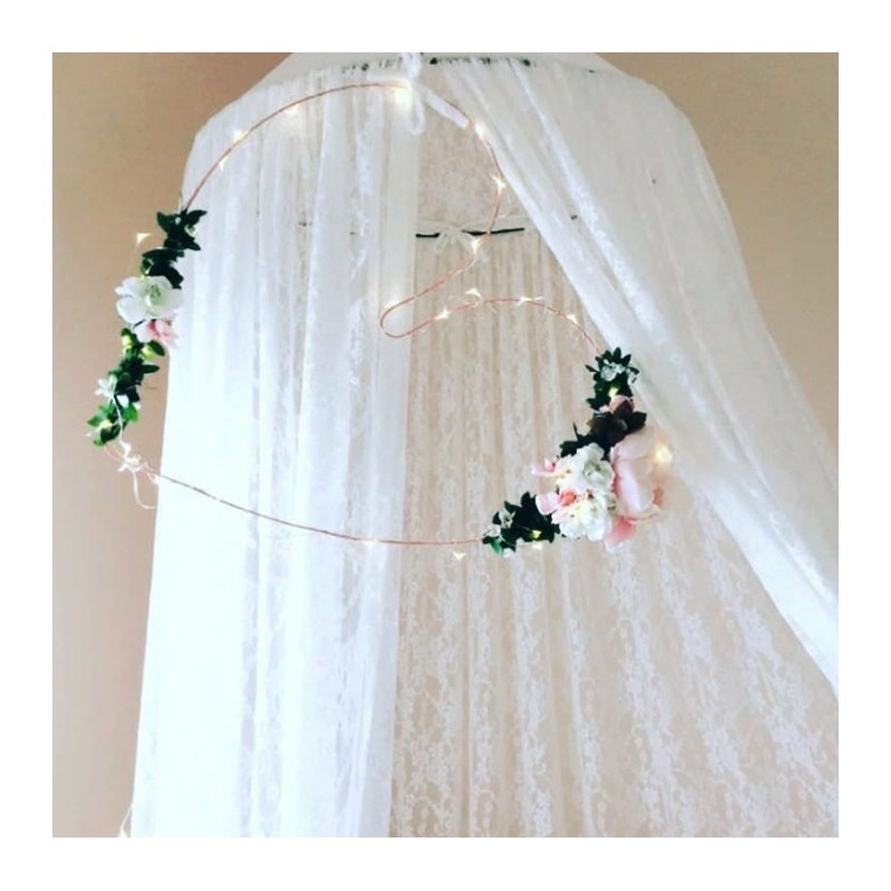 Baldachim do łóżeczka koronka BAL6 - obrazek 3