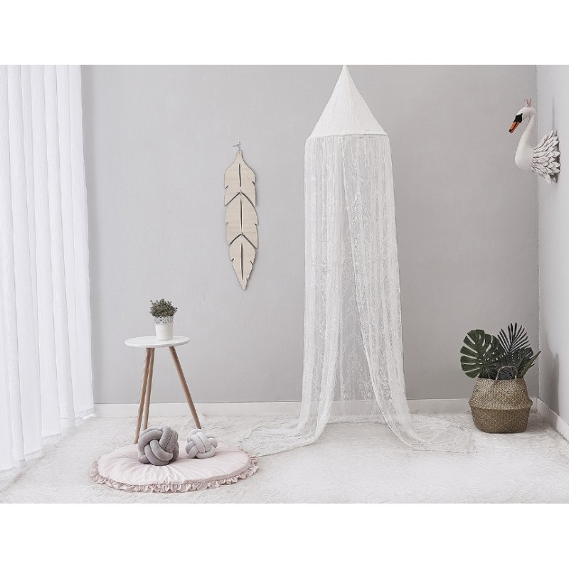 Baldachim do łóżeczka koronka BAL6 - obrazek 5