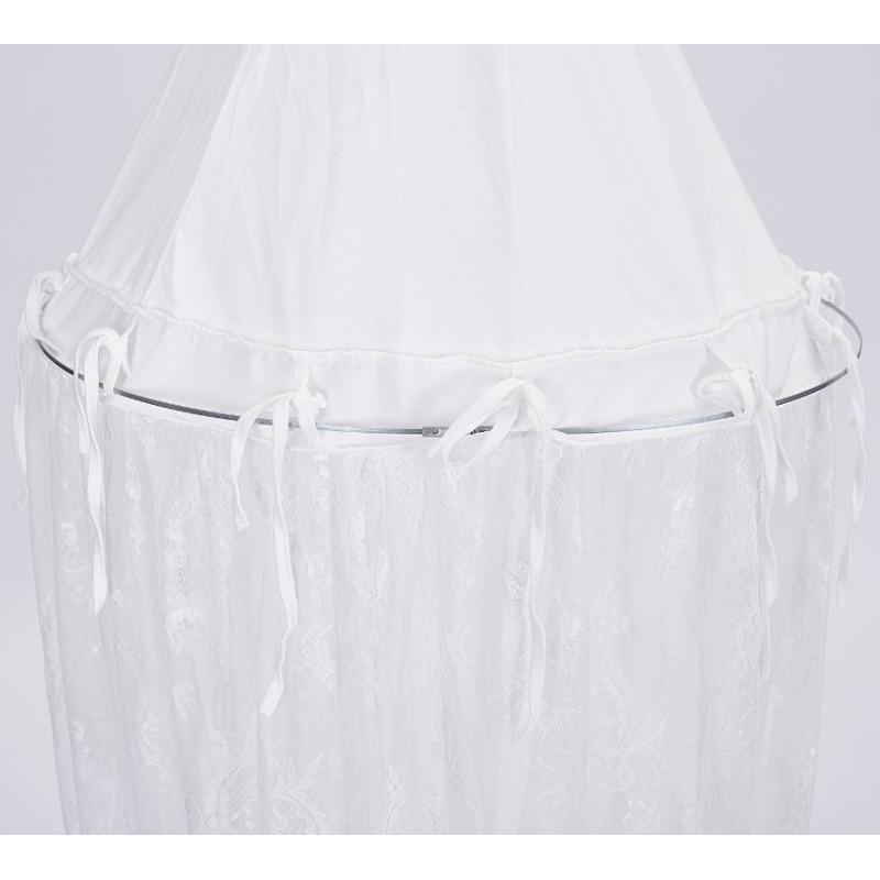 Baldachim do łóżeczka koronka BAL6 - obrazek 7