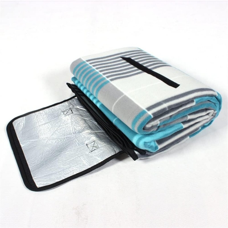 Mata plażowa koc piknikowy gruba miękka print 200x150cm, wodoodporny XXL MATA10 - obrazek 4