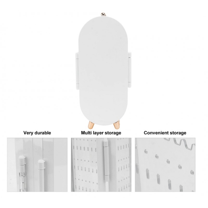 Organizer na biżuterię biały CB38B - obrazek 5