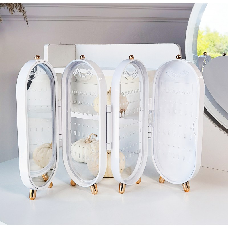 Organizer na biżuterię biały CB38B - obrazek 7