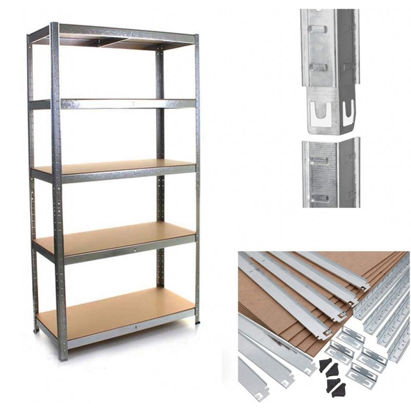 Regał magazynowy, garażowy 5-poziomowy SZ35SZ - obrazek 3