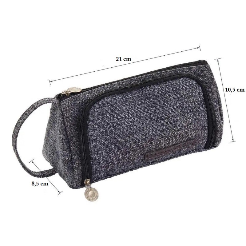 DUŻY PIÓRNIK WIELOFUNKCYJNY SASZETKA Grafit PR05CZ - obrazek 5