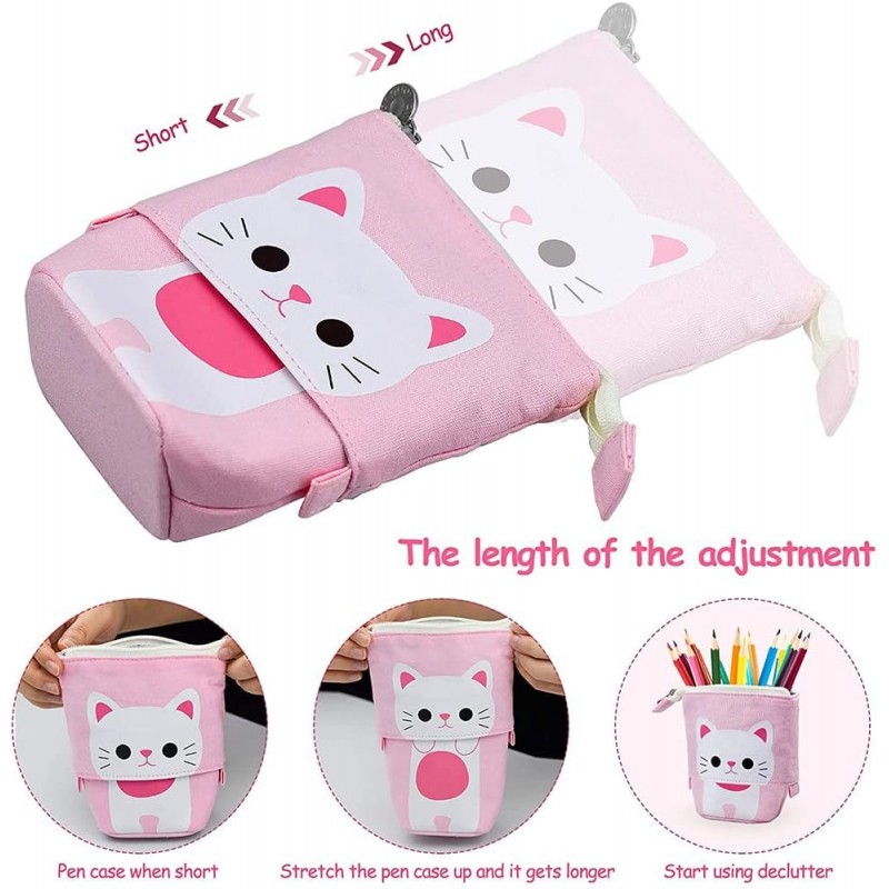 SKŁADANY PIÓRNIK SASZETKA Róż PR07R - obrazek 3