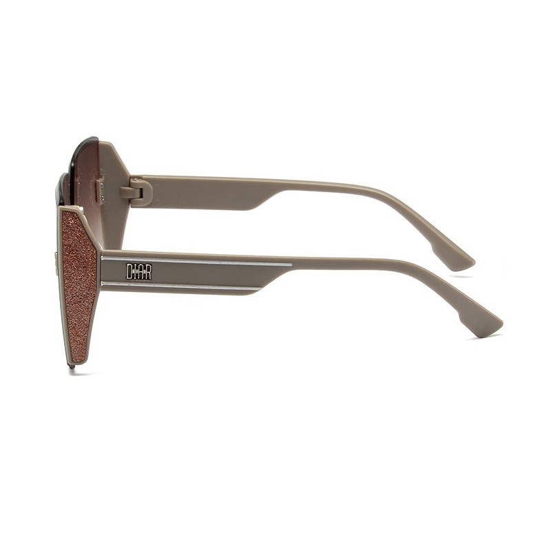 Okulary przeciwsłoneczne ELEGANT SQUARE BROWN OK379WZ2 - obrazek 4